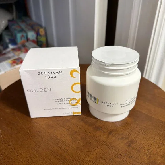 Beekman 1802 Golden, Vitamin C & Amla Berry & Goat Milk Body Cream - NIB - Picture 2 of 2